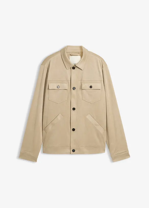 Velourslederimitat-Jacke, bonprix