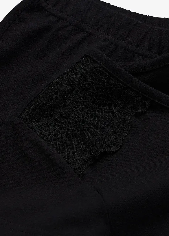 Capri Pyjama mit weiter Culotte, bonprix