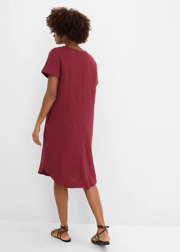 Blusenkleid aus softem Musselin, bonprix