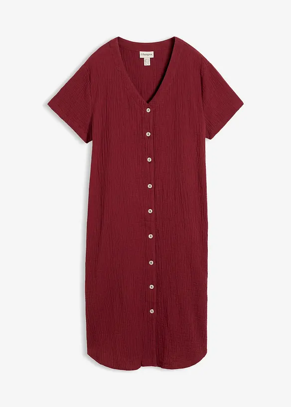 Blusenkleid aus softem Musselin, bonprix