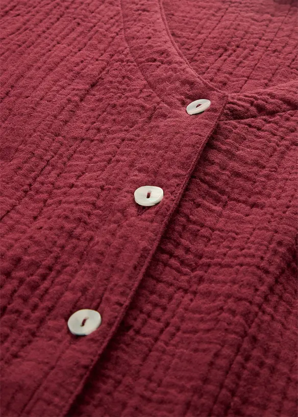 Blusenkleid aus softem Musselin, bonprix