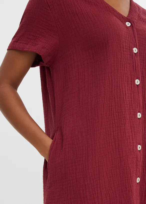 Blusenkleid aus softem Musselin, bonprix