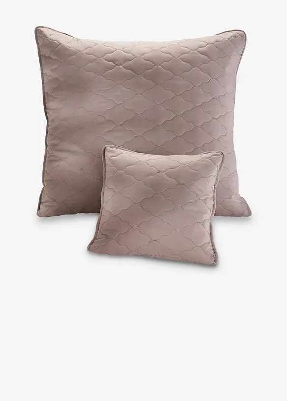 Lot de 2&nbsp;housses de coussin matelass&eacute;es, bonprix