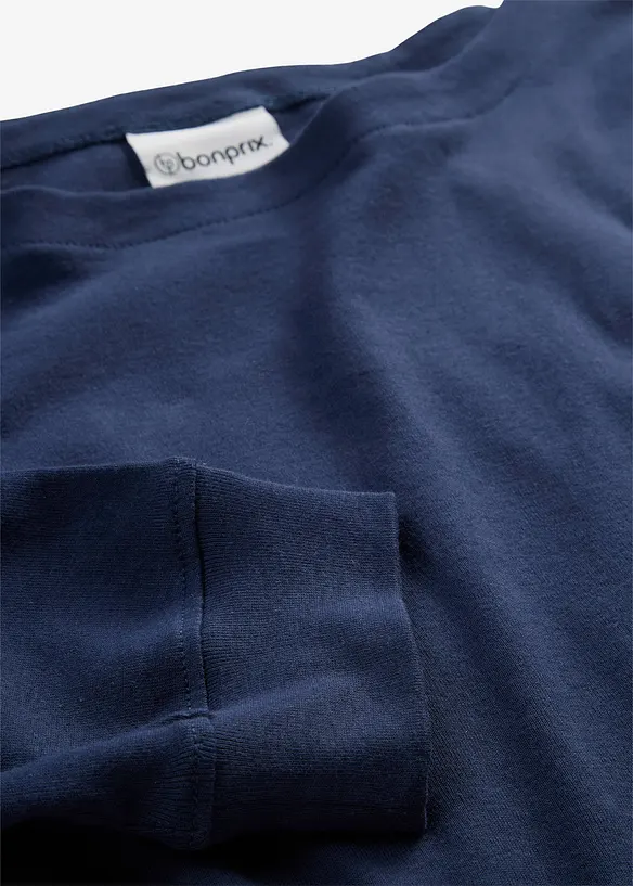 T-shirt manches longues 100% coton, bonprix