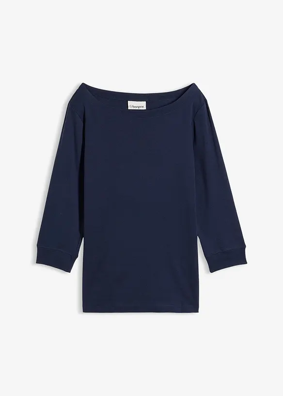 T-shirt manches longues 100% coton, bonprix