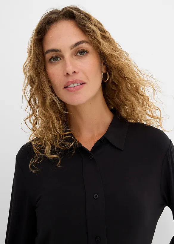 Chemisier long en jersey, bonprix