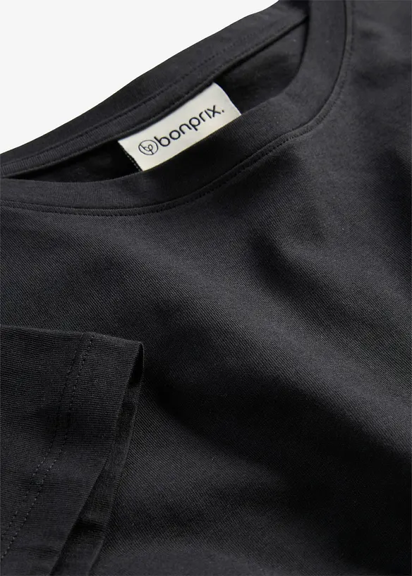 T-Shirt aus reiner Baumwolle (2er Pack), bonprix