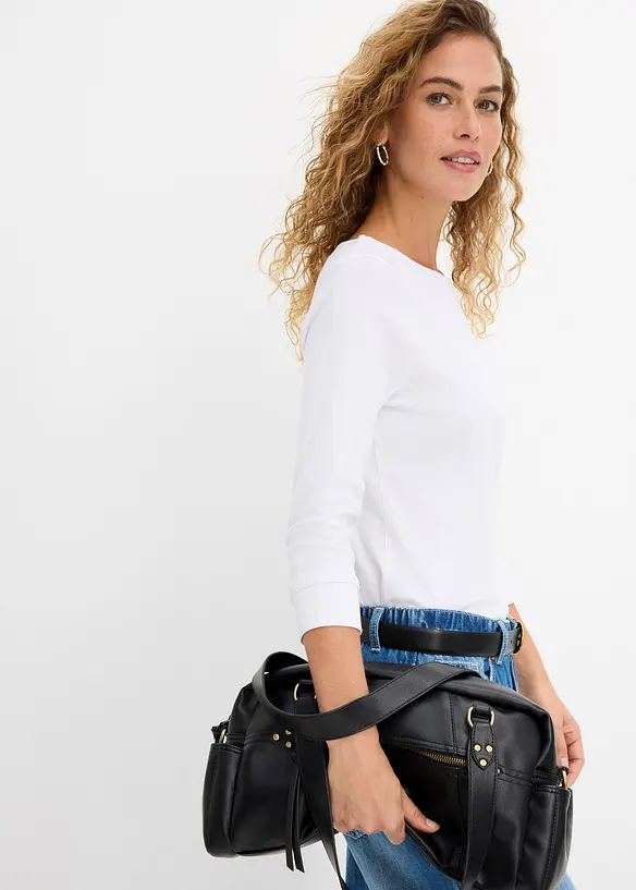 Langarmshirt aus reiner Bio-Baumwolle, bonprix