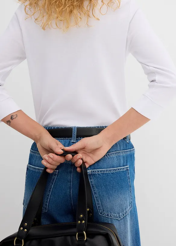 Langarmshirt aus reiner Bio-Baumwolle, bonprix