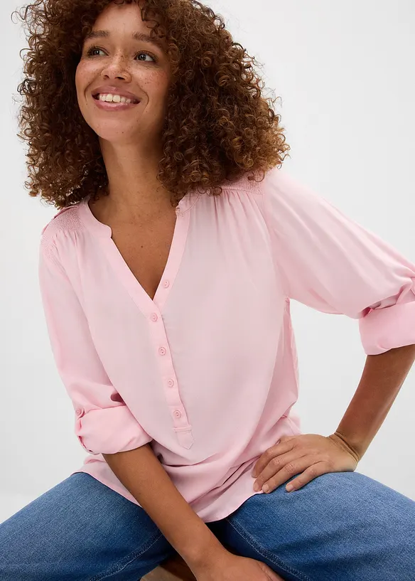 Blouse douce en viscose, bonprix