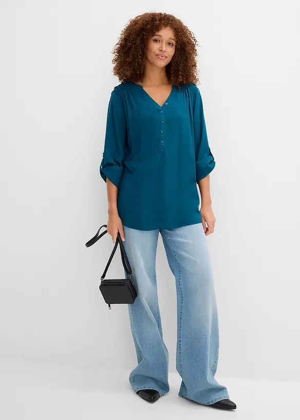 Blouse douce en viscose, bonprix