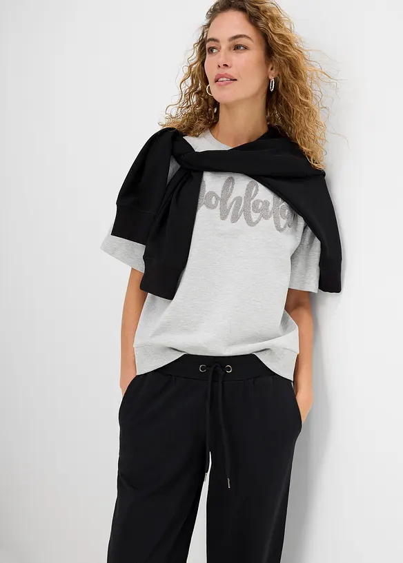 Jogginghose mit elastischem Bund, bonprix