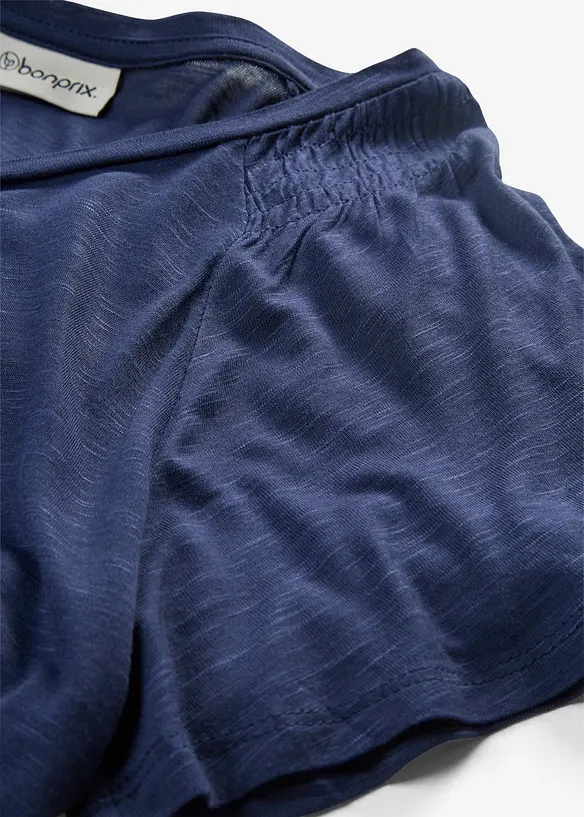 Flammgarn-Shirt mit Fl&uuml;gel&auml;rmeln, bonprix