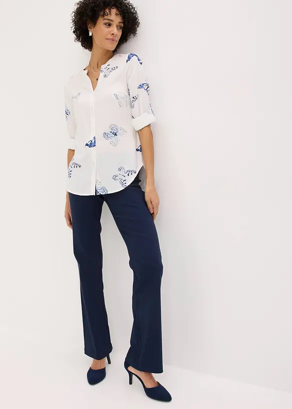 Chemisier imprim&eacute; en viscose, bonprix