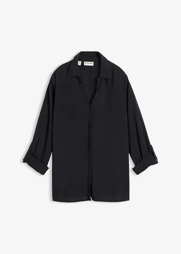 Bluse aus flie&szlig;ender Viskose, bonprix