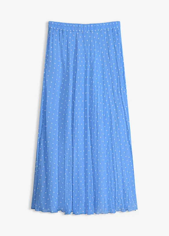 Jupe en mousseline effet froiss&eacute;, bonprix