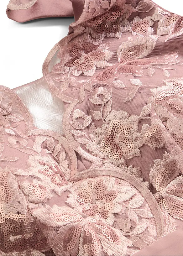 Maxikleid mit Paillettenstickerei, bonprix