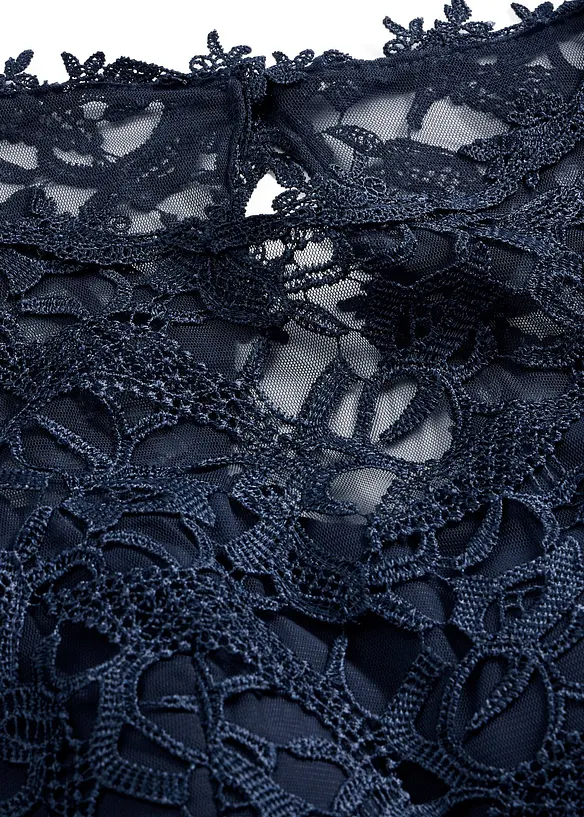 Robe courte &agrave; dentelle, bonprix