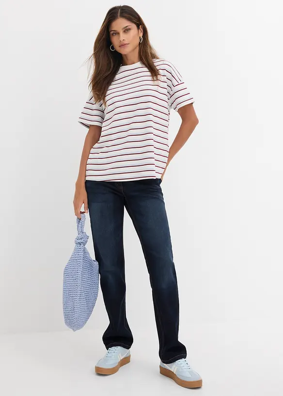 Straight-Jeans Mid Waist, Bequembund, bonprix