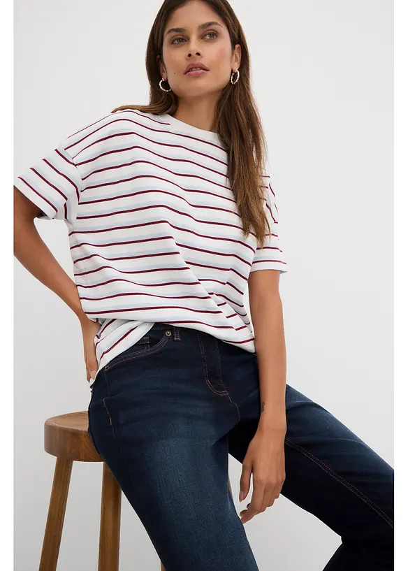 Straight-Jeans Mid Waist, Bequembund, bonprix