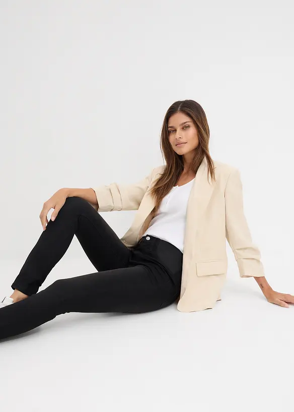 Jean skinny taille mi-haute, extensible, bonprix