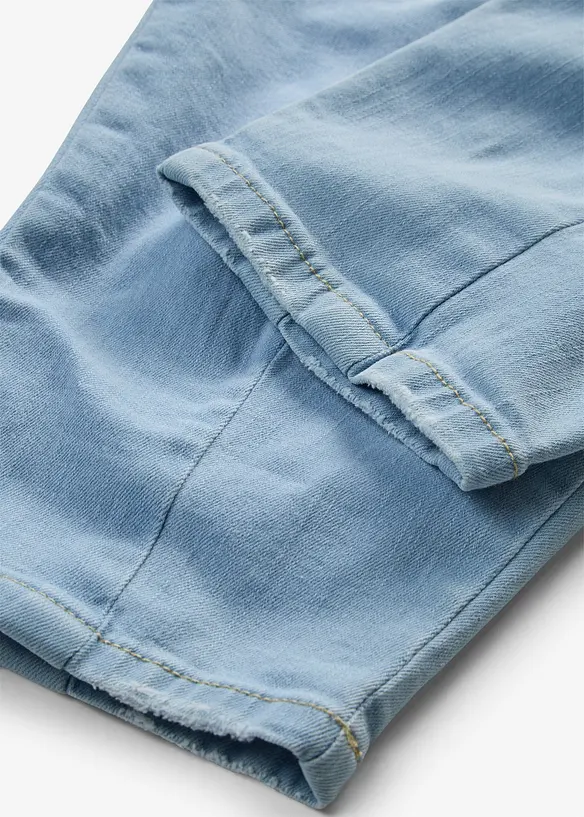 Barrel-Jeans, High Waist, Bio-Baumwolle, bonprix