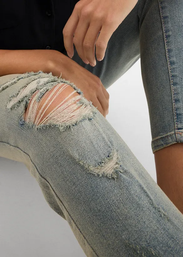 Jean skinny taille haute, extensible, bonprix