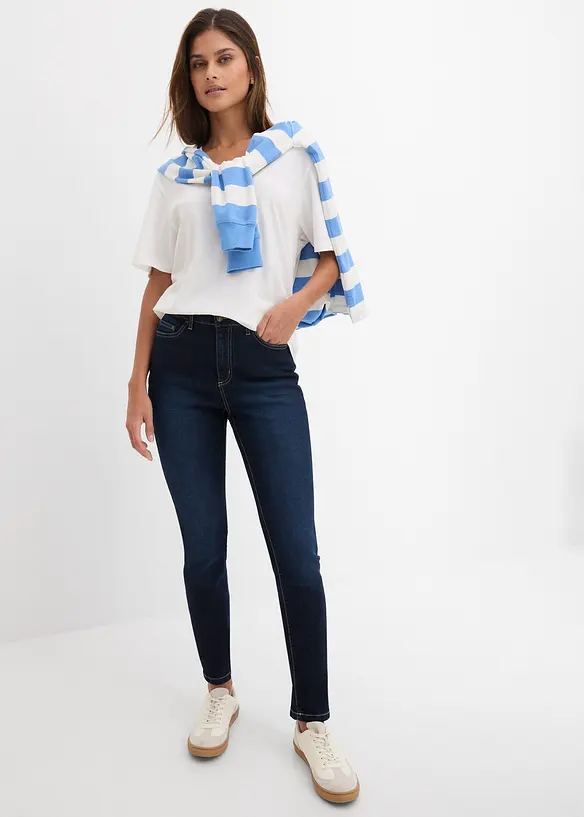 Skinny Jeans Mid Waist, Stretch, bonprix