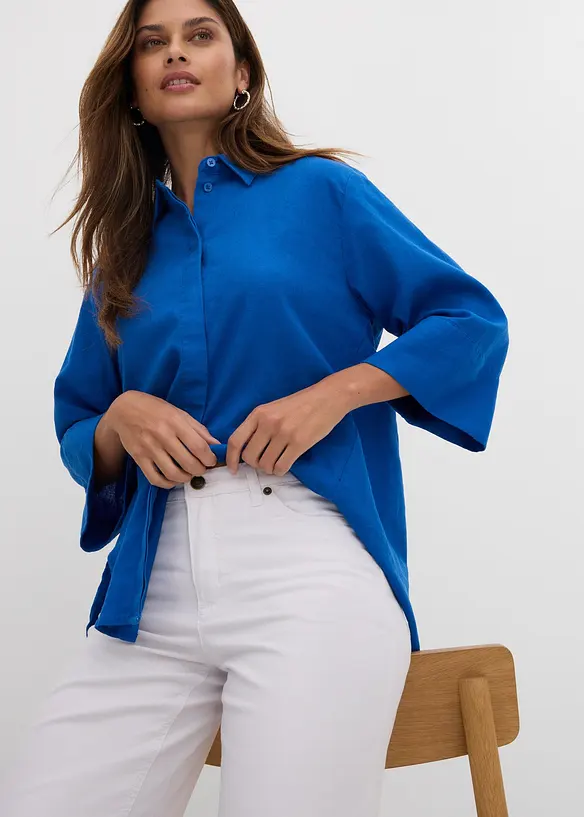 Jean large taille mi-haute, extensible, bonprix