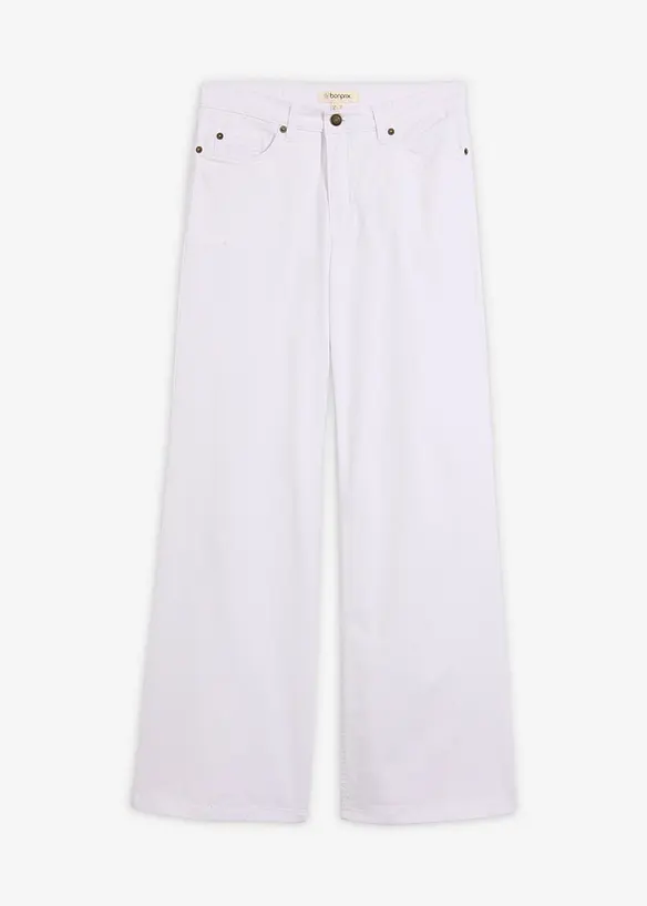 Jean large taille mi-haute, extensible, bonprix