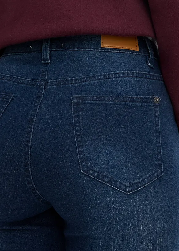 Jean skinny taille haute, cropped, bonprix