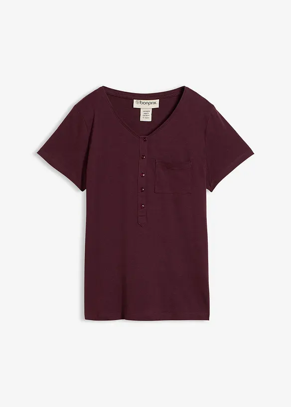 T-shirt en coton et viscose, bonprix