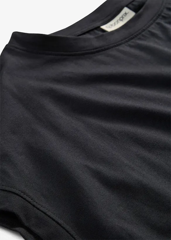 T-shirt long 100% coton, bonprix