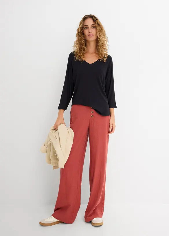 Shirt aus flie&szlig;endem Viskose-Mix, bonprix