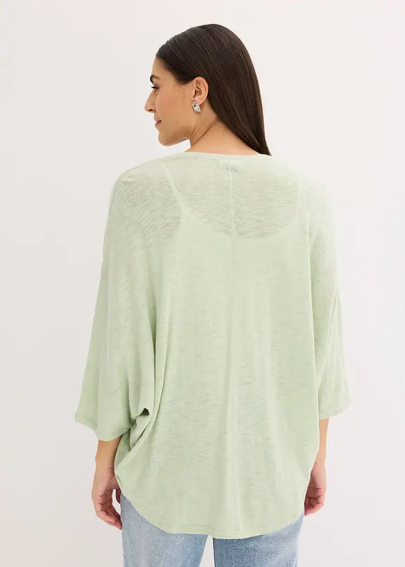 Gilet en fine maille 100% coton, bonprix