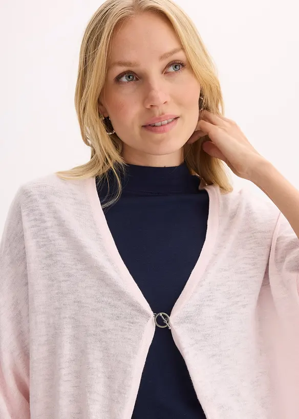 Feinstrickjacke aus reiner Baumwolle, bonprix