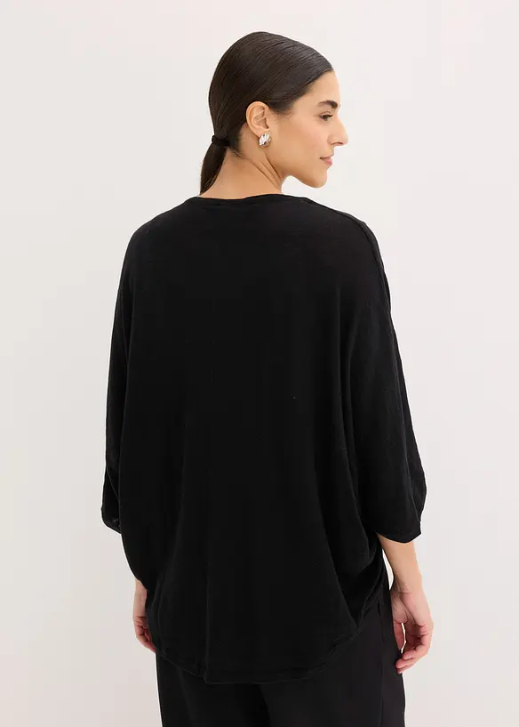 Gilet en fine maille 100% coton, bonprix