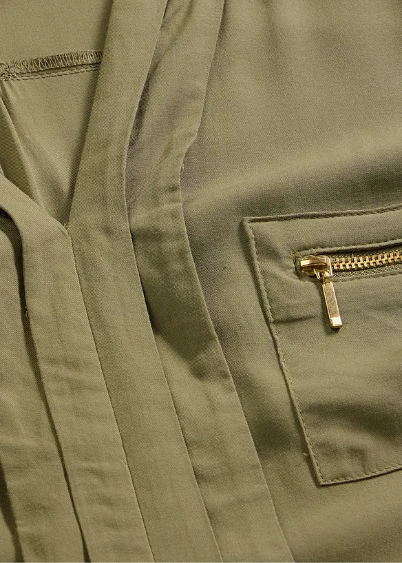 Tunikabluse aus flie&szlig;ender Viskose, bonprix