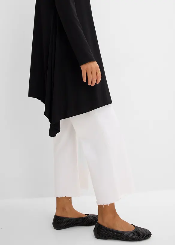 Gilet fluide en viscose m&eacute;lang&eacute;e, bonprix