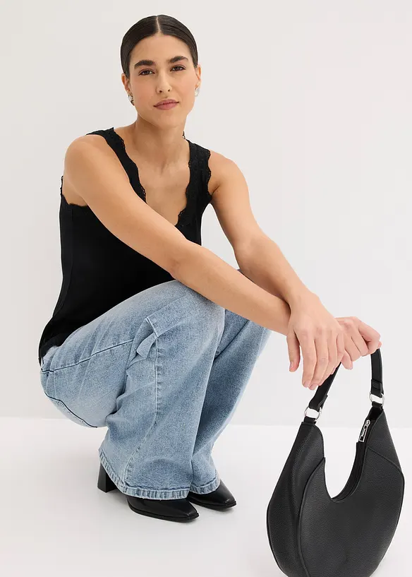 Tops &agrave; dentelle, bonprix