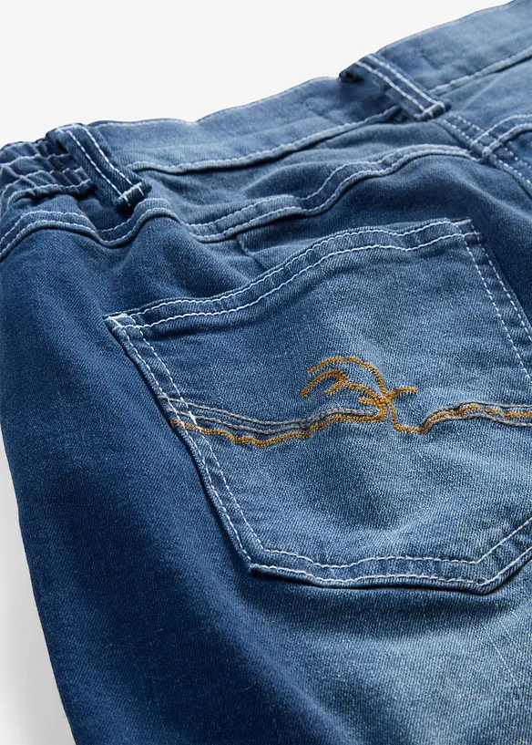 Wide Leg Jeans Mid Waist, Bequembund, bonprix