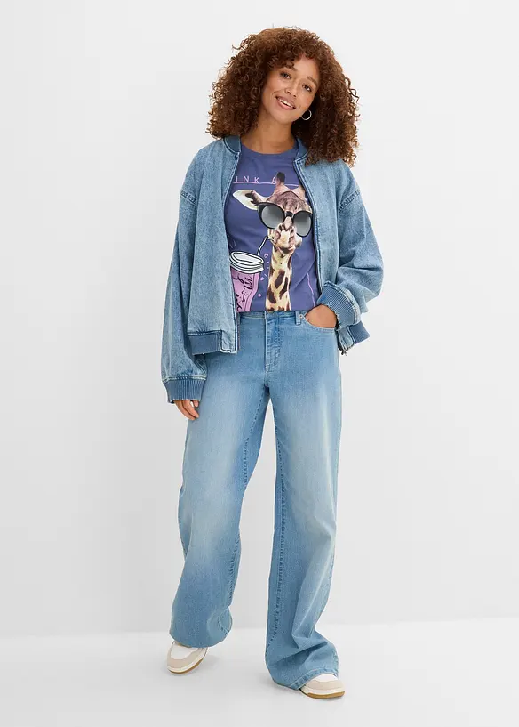 T-Shirt aus reiner Baumwolle, bonprix