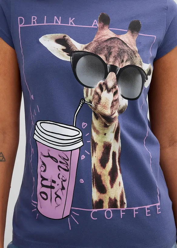 T-Shirt aus reiner Baumwolle, bonprix