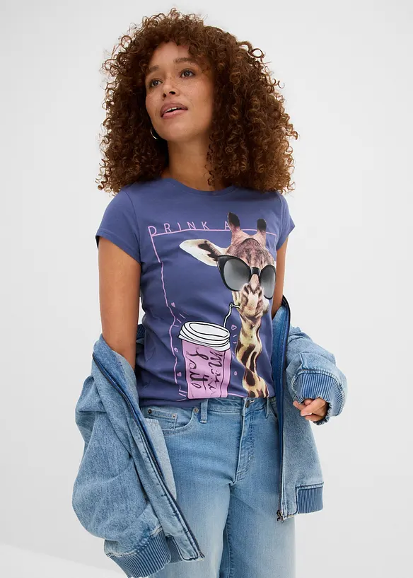 T-Shirt aus reiner Baumwolle, bonprix