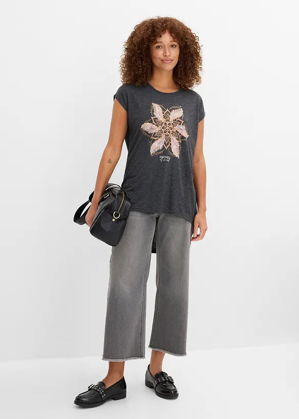 T-Shirt aus softem Viskose-Mix, bonprix