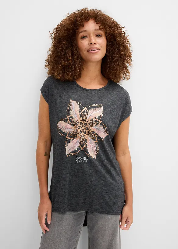 T-Shirt aus softem Viskose-Mix, bonprix