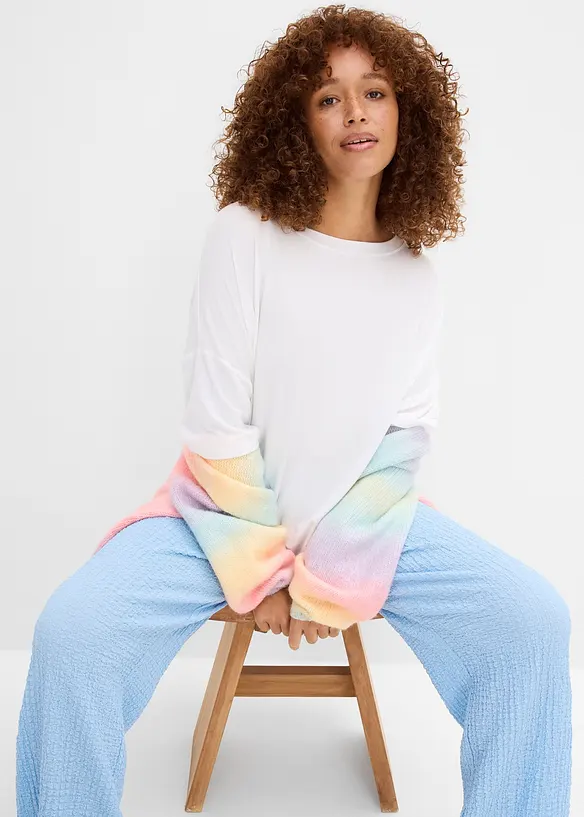 T-shirt oversize en viscose fluide, bonprix