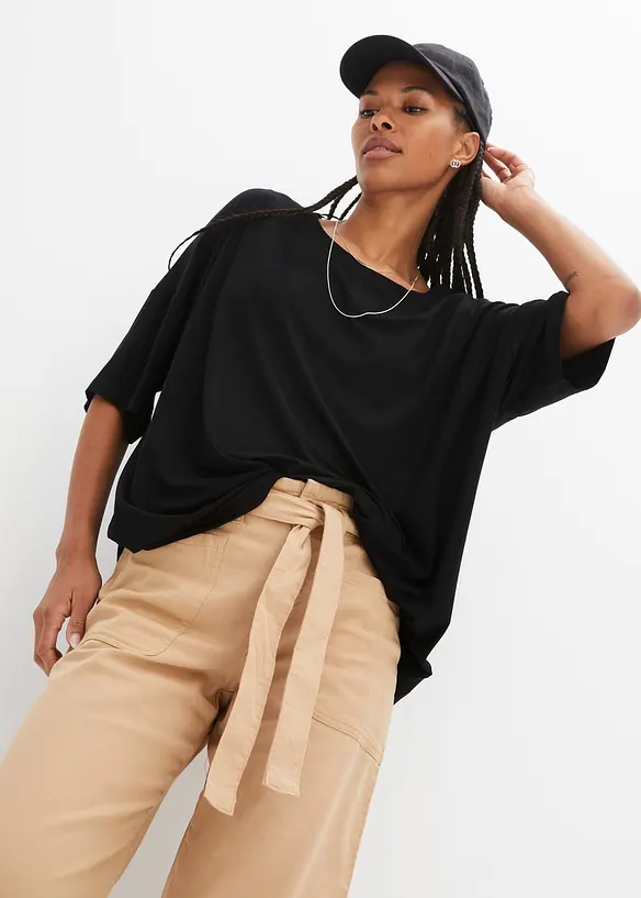 T-shirt oversize en viscose fluide, bonprix