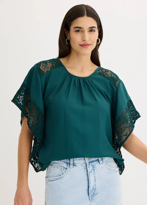 Blouse avec applications, bonprix