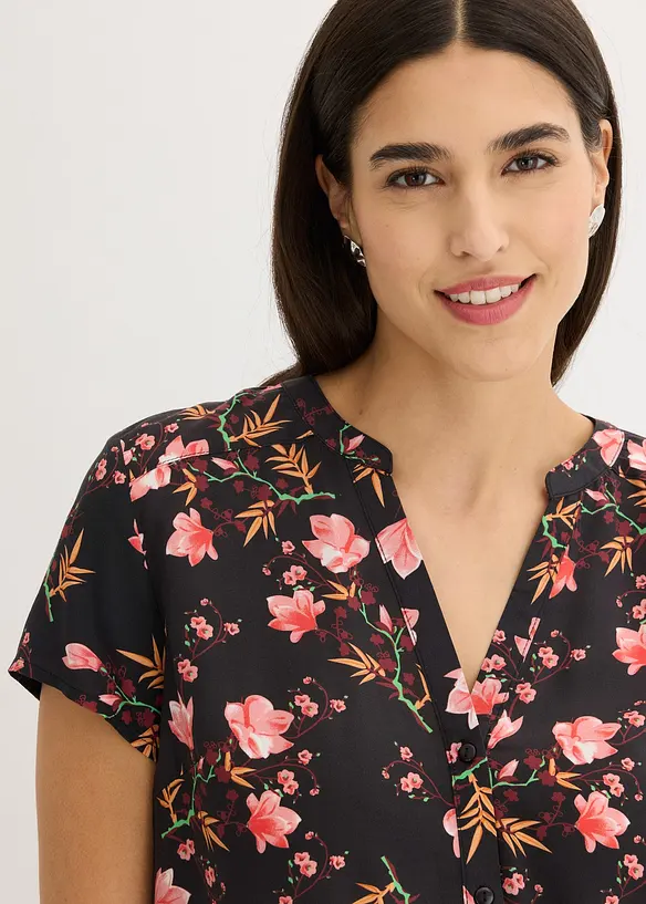 Chemisier manches courtes 100% viscose, bonprix